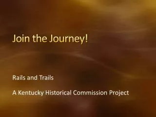 Join the Journey!