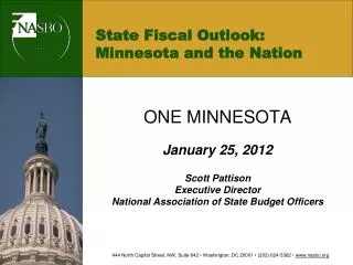 State Fiscal Outlook: Minnesota and the Nation