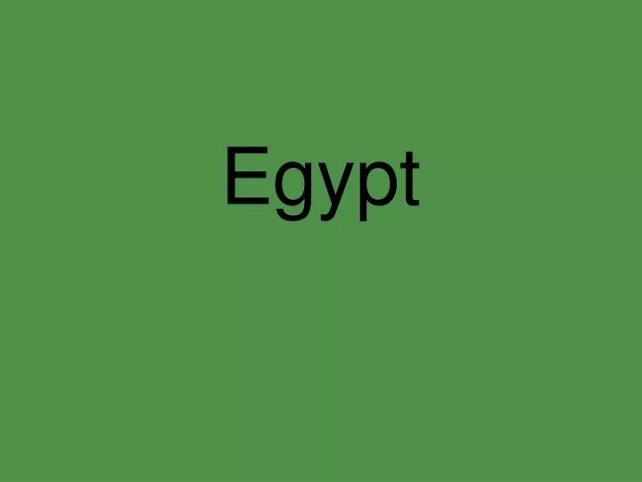 egypt