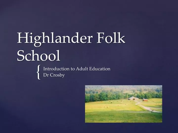 highlander folk school
