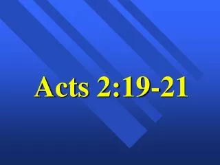 Acts 2:19-21