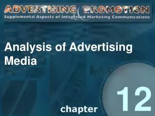 Analysis of Advertising Media