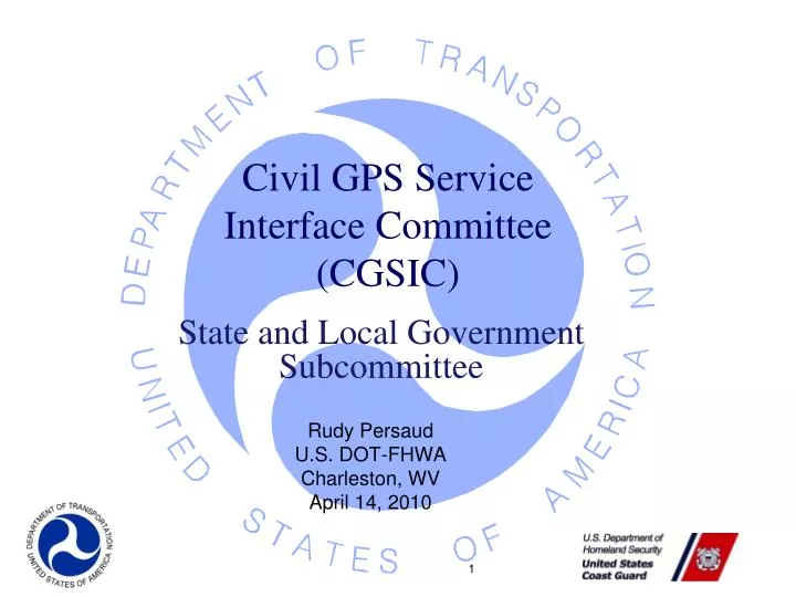 civil gps service interface committee cgsic