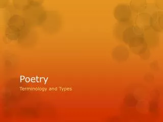 poetry