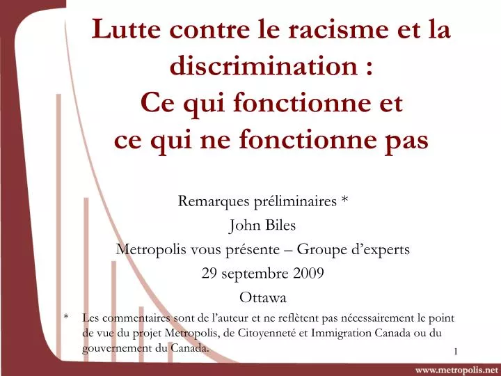 lutte contre le racisme et la discrimination ce qui fonctionne et ce qui ne fonctionne pas