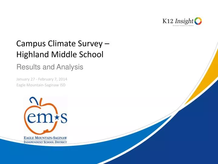 campus climate survey highland middle school