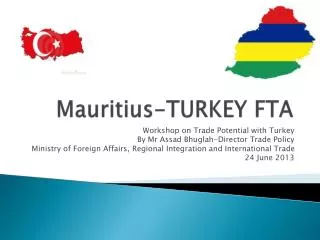Mauritius-TURKEY FTA