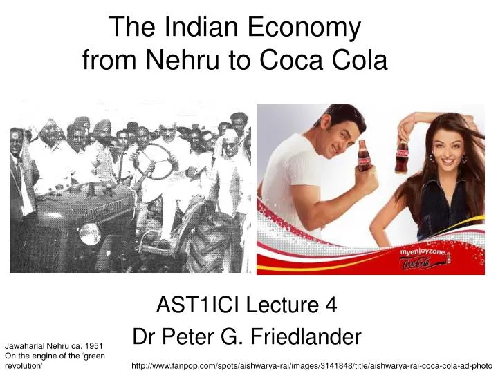 the indian economy from nehru to coca cola