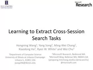 Learning to Extract Cross-Session Search Tasks