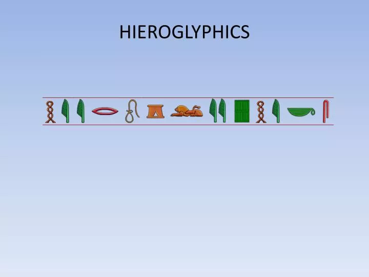 Ppt Hieroglyphics Powerpoint Presentation Free Download Id2769118