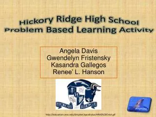 Hickory Ridge High School Problem Based Learning Activity