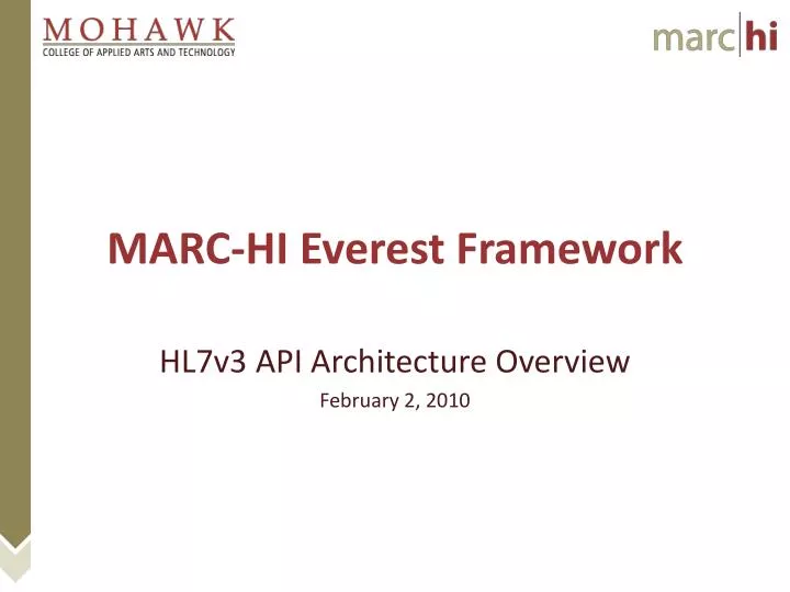 marc hi everest framework