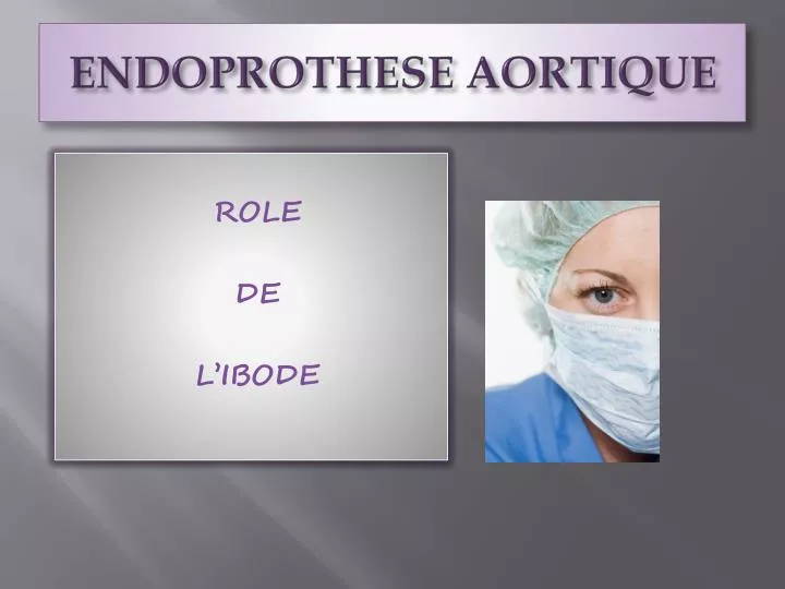 endoprothese aortique