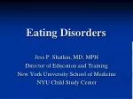 Eating Disorders - slide 1