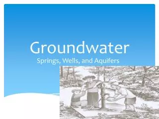 groundwater