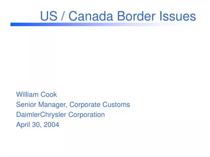 us canada border issues