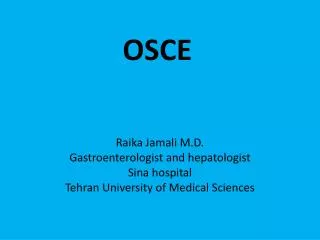 OSCE