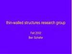 Advances in Cold-Formed Steel Beams and Thin-Walled Structures: A Comprehensive Overview - slide 1