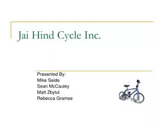 Jai Hind Cycle Inc.