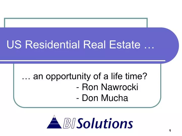us residential real estate