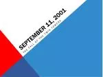 September 11, 2001 - slide 1