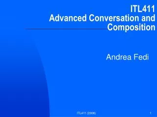 itl411 advanced conversation and composition