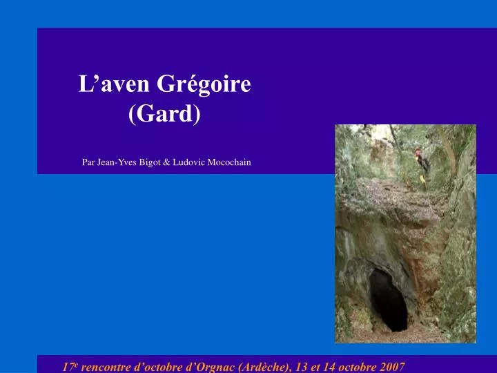 l aven gr goire gard