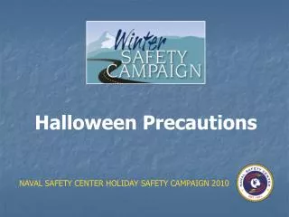 Halloween Precautions