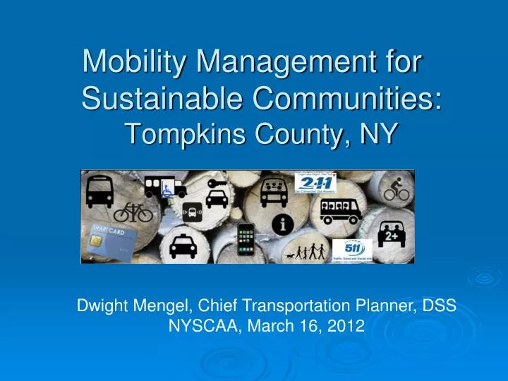 mobility management for sustainable communities tompkins county ny