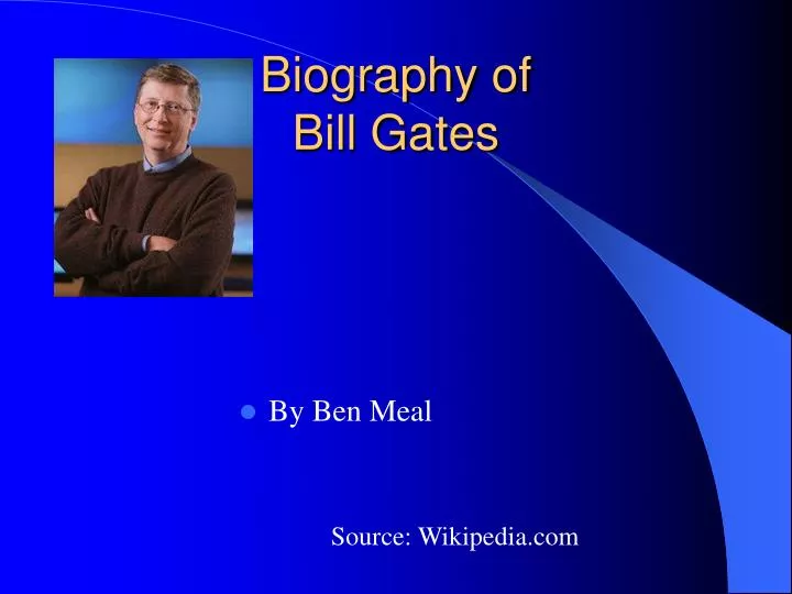 biography of bill gates