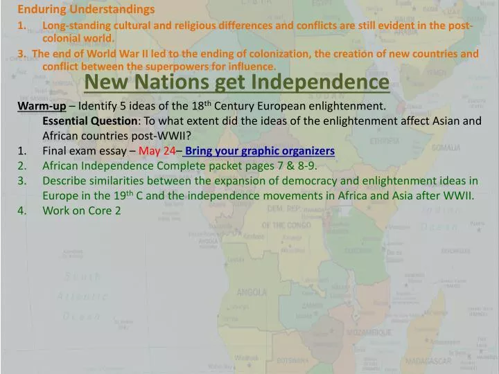 new nations get independence
