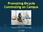 Promoting Bicycle Commuting on Campus - slide 1