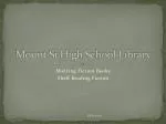 Mount Si High School Library - slide 1