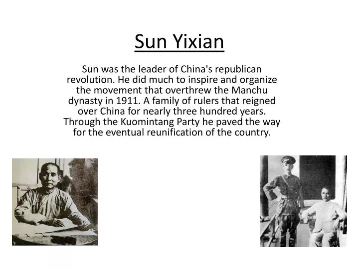 sun yixian