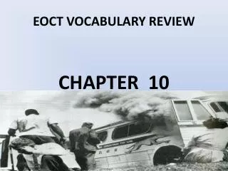 EOCT VOCABULARY REVIEW