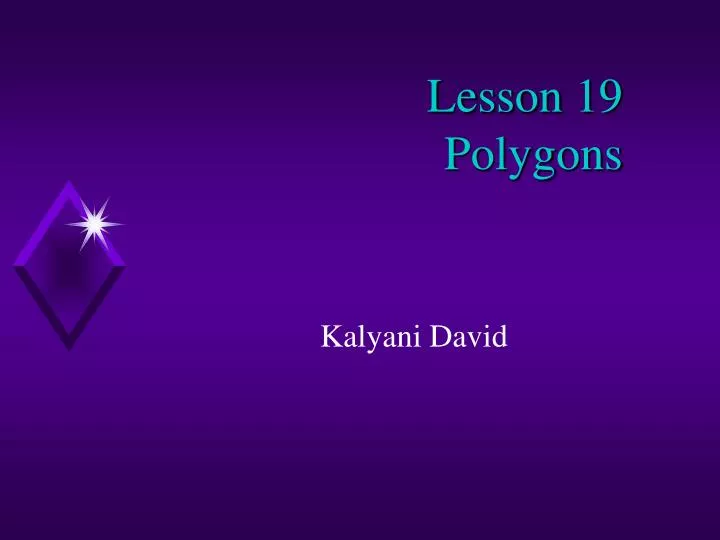 lesson 19 polygons