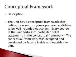 Conceptual Framework