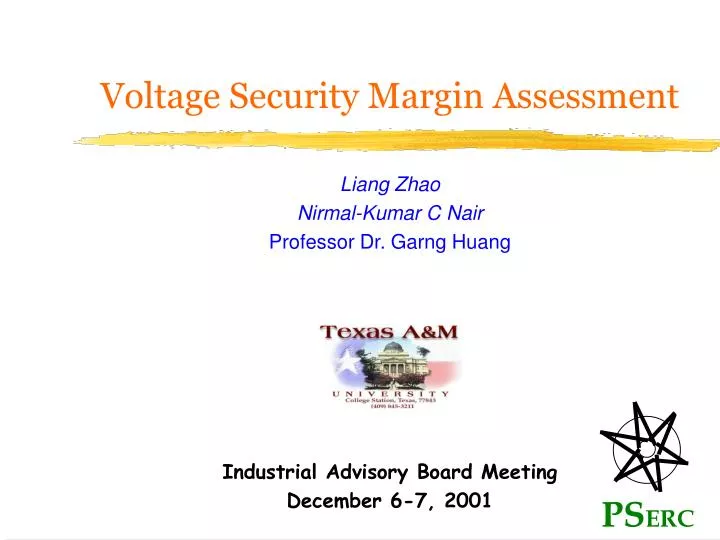 voltage security margin assessment