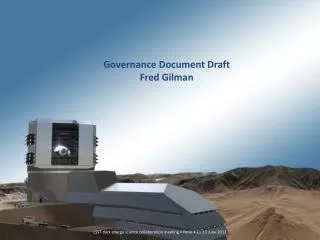 Governance Document Draft Fred Gilman