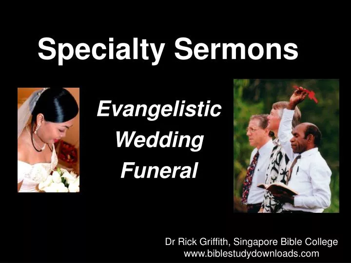 specialty sermons