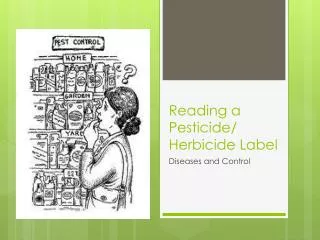 reading a pesticide herbicide label