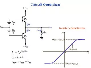 Class AB Output Stage