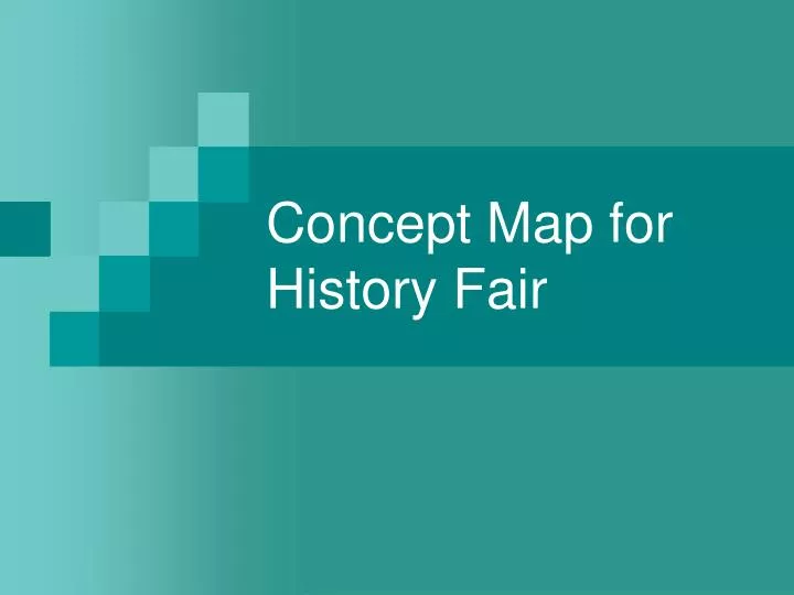 concept map for history fair