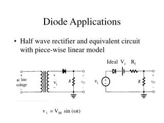 Diode Applications