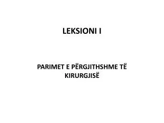 leksioni i