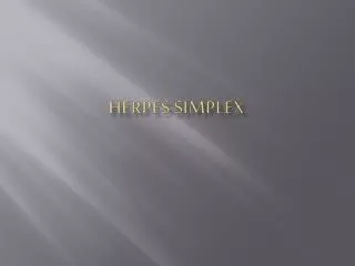 herpes simplex