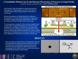 A Nanofluidic Platform for In-situ Electron Microscopy of Processes in Liquid Media