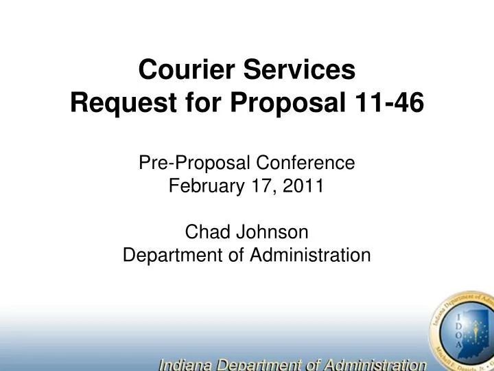 courier services request for proposal 11 46