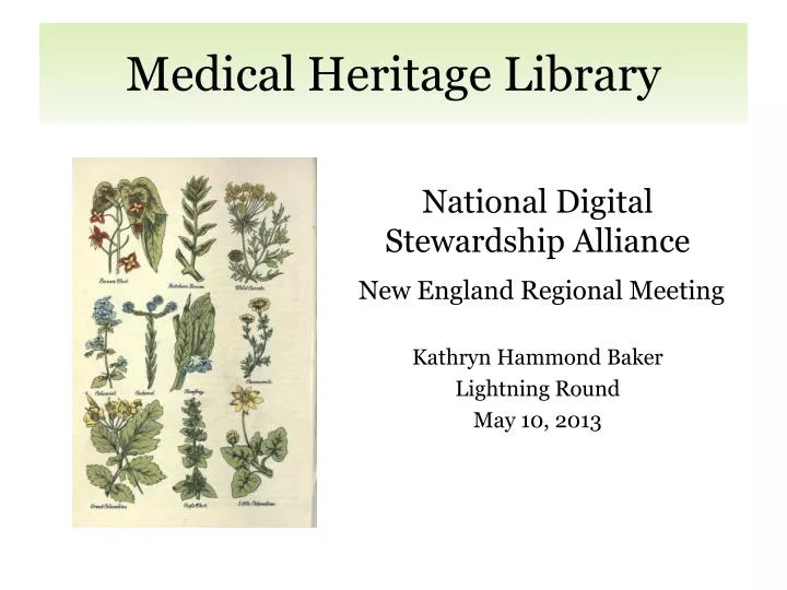 medical heritage library