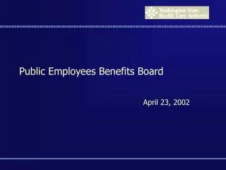Public Employees Benefits Board
